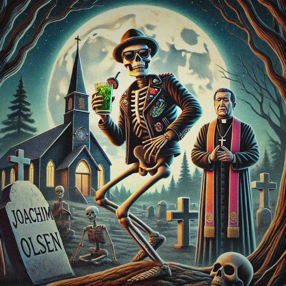 Cover art for Skjelettet by Joachim Olsen